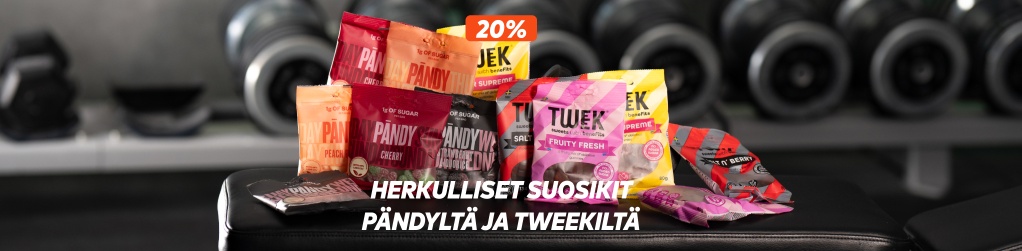 Elintarvikkeet ja lisravinteet 20%